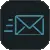 Email icon button (envelope) for sending a message